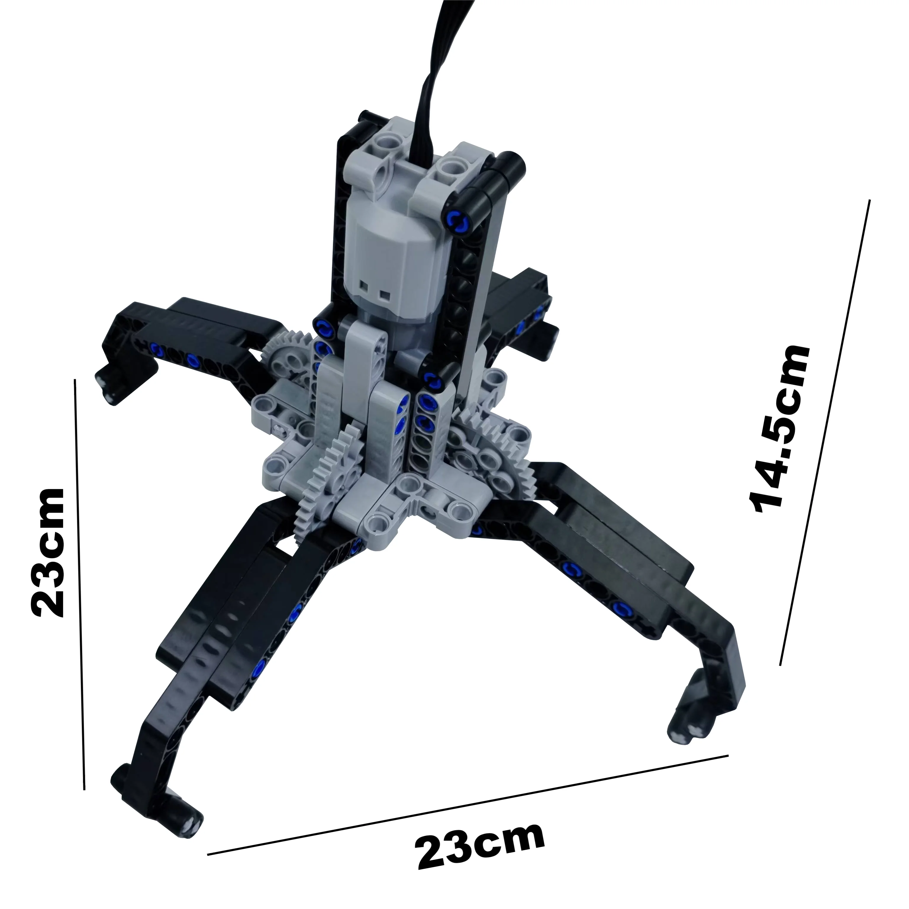 Techniczne klocki MOC elektryczny robot zdalnie sterowany Manipulator mechaniczny zacisk ramienia zestaw pazurów DIY zabawki edukacyjne dla dziecka