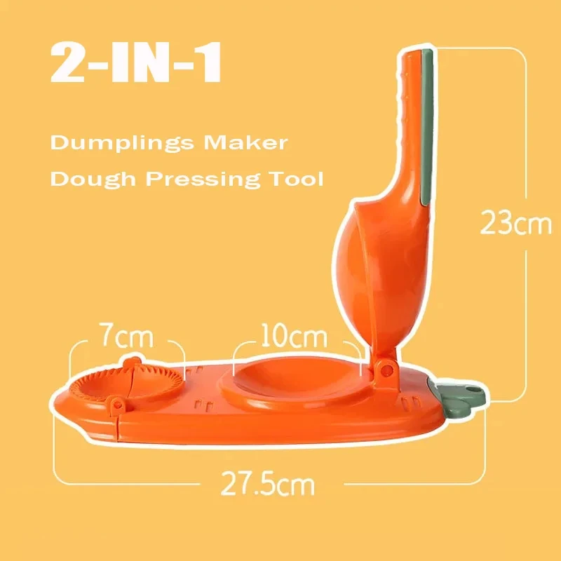 Large Dumplings Maker Dough Pressing Tool Manual Wrapper Making Plastic Mold Dumpling Skin Making Machine Kitchen Accessories