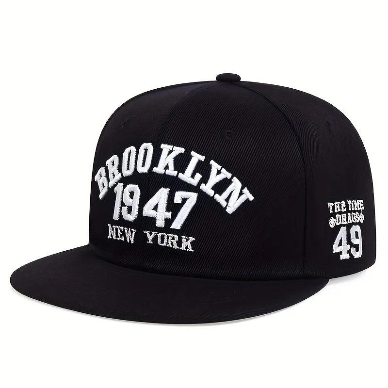 BROOKLYN 1947 embroidery Snapback Hat adult Hip Hop Caps outdoor Sports sun Hats Adjustable Baseball Cap