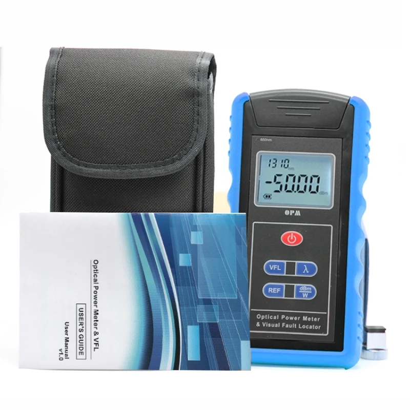 Free shipping 2 in1 TM203N optical power meter 50mW vfl Visual Fault Locator Fiber Multimeter