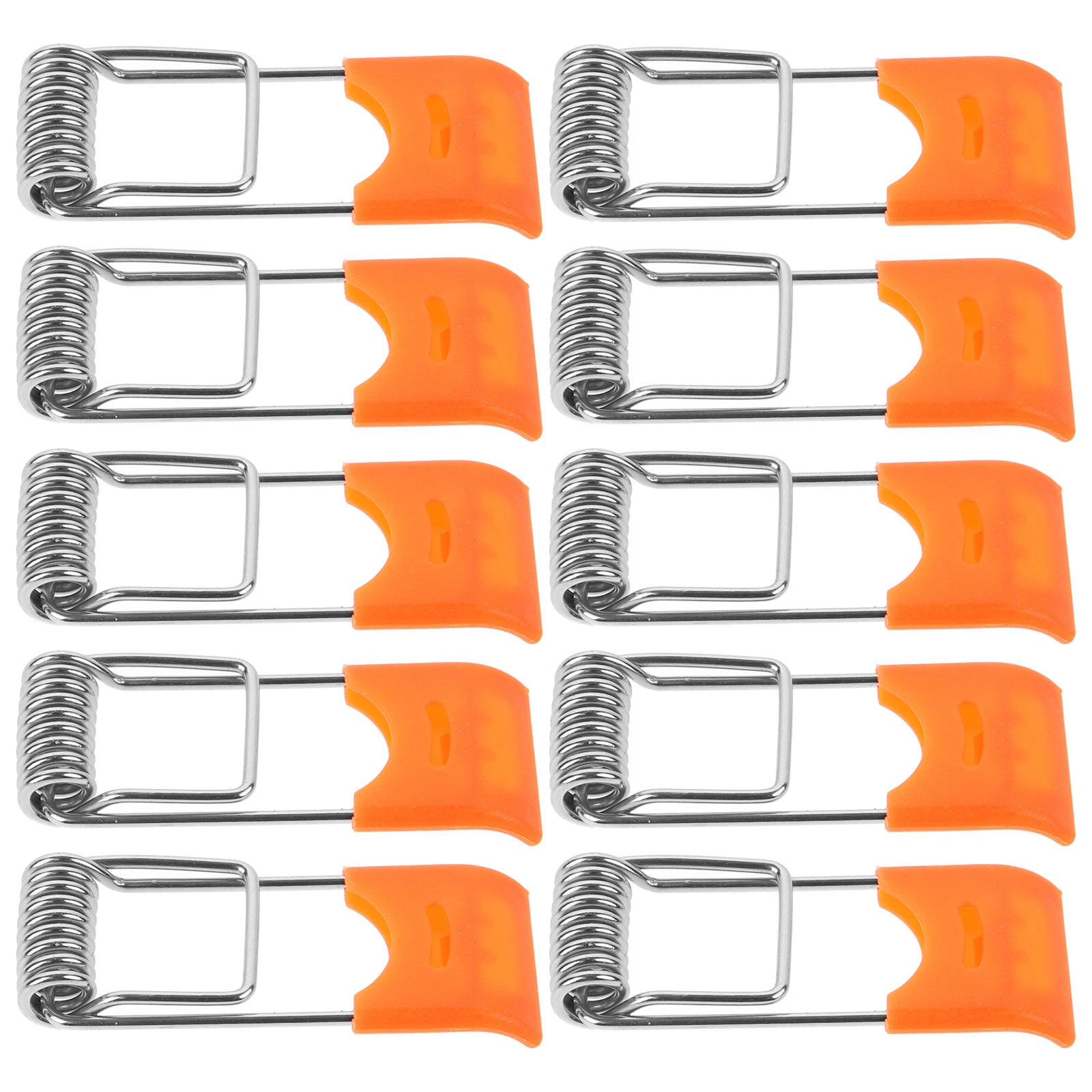 100pcs Spring for Recessed Lighting Downlight Panel Lamp Clips Securing Clips Orange LED Ceiling Fixtures