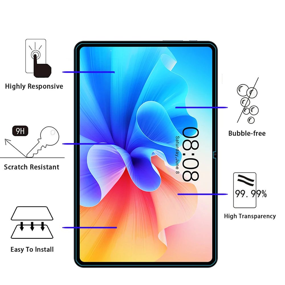 9H Tablet Gehärtetem Glas Display-schutzfolien Für Teclast T40 Pro 10,4 zoll Schutzhülle Film Glas Schutz T40Pro Screen Protector