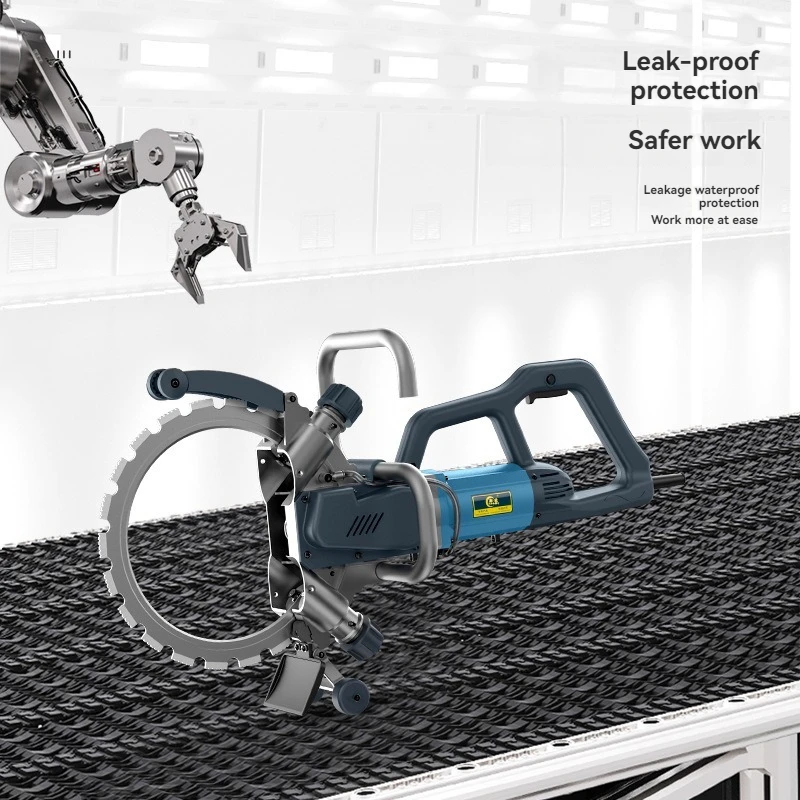 Brushless High Frequency Ring Saw, New Wall Cutting Machine, Concrete Cutter with Dust-Free Water Pump & Soft Start, for Wall Do