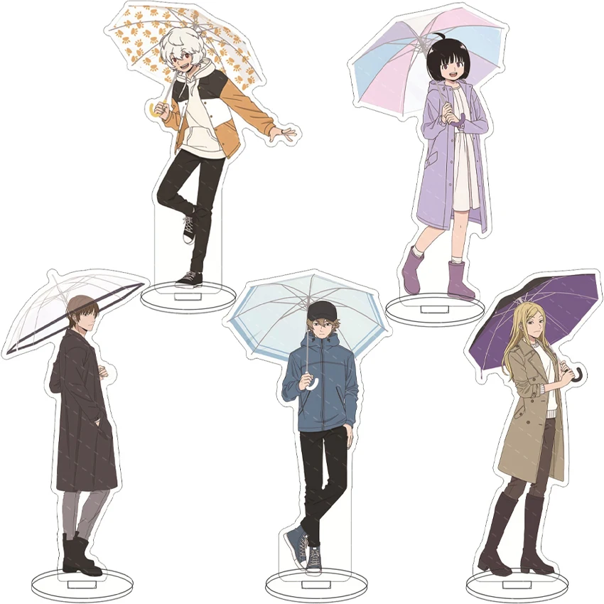16CM Anime Game Figure World Trigger Mikumo Osamu Kuga Yuma Amatori Chika Konami Kirie ‌‌Cos Acrylic Stand Ornaments Gifts