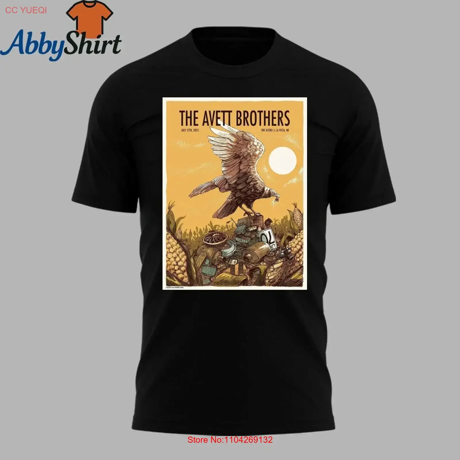 The Avett Brothers July 17 2025 Astro La Vista Ne T Shirt vintage Washed Stylish graphic Soft fashion Unisex streetwear