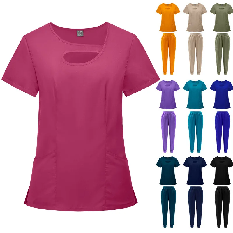 uniformes-medicos-com-design-exclusivo-para-mulheres-conjuntos-de-scrubs-camisas-e-calcas-para-enfermeiras-acessorios-para-clinicas-odontologicas-e-saloes-de-beleza