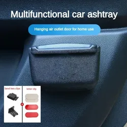 Universal Auto Cigarette Smokeless Portable Ash Tray Car Ashtray With Led Lights With Cover Creative Multi-function Car Supplies