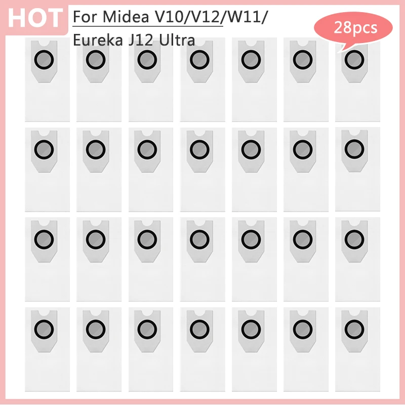 Para midea v10 v12 w11 eureka j12 ultra peças de reposição substituições varrendo saco pó acessórios para casa robô aspirador pó