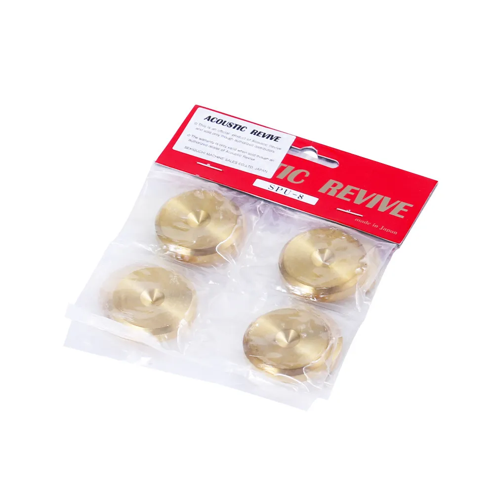 Japanese Acoustic Revive Sound God SPU-8 Series Brass Audio Amplifier CD Decoder Studs and Pads