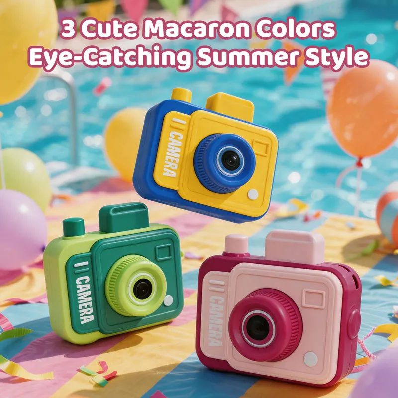 Double-sided Water Gun Camera Water Prank Gun Funny Kids Outdoor Summer Pool Beach Water Play Toy Parent-child Interactive Game view 3