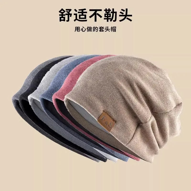 

Warm Knitted Skullcaps Unisex Hip Hop Baggy Hat Bonnet Fashion New Autumn Spring Beanies Hat For Men Women Casual Soft Outdoor