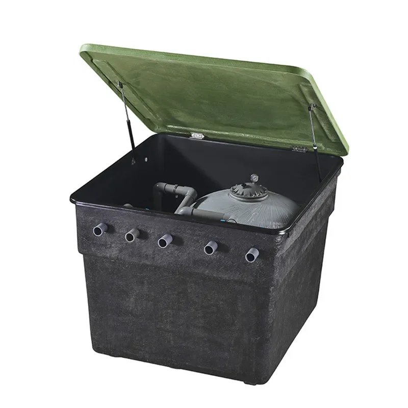 New Buried Rainwater Integrated Filter, Efficient Cleaning Cycle Buried Filtered Water Treatment Equipment