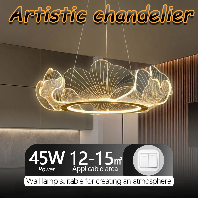 

Modern Minimalist Living Room Light | Luxury Creative Dining Room Light | Unique & Warm Bedroom Lighting