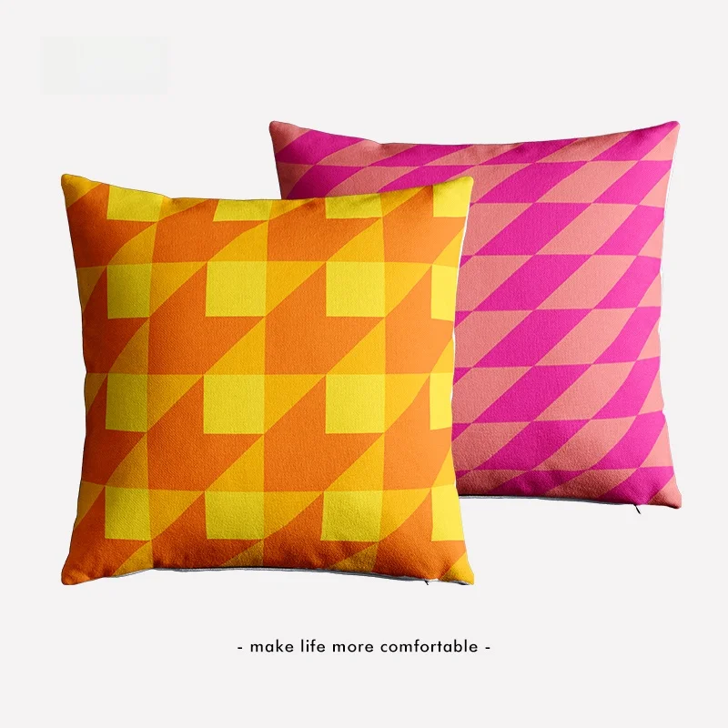 

Modern Dopane Sofa Pillow Nordic Geometry Barest Pillow Bed Head Large Pillow for Nap Home Decorative Cuion