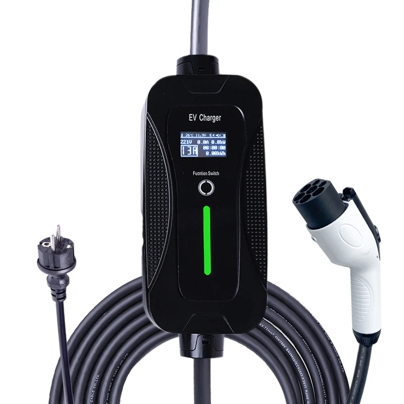 

Current Adjustable GBT Electric Vehicle Level 2 Portable Charger 16A 3.6KW EV 220Vac for ID4 ID6