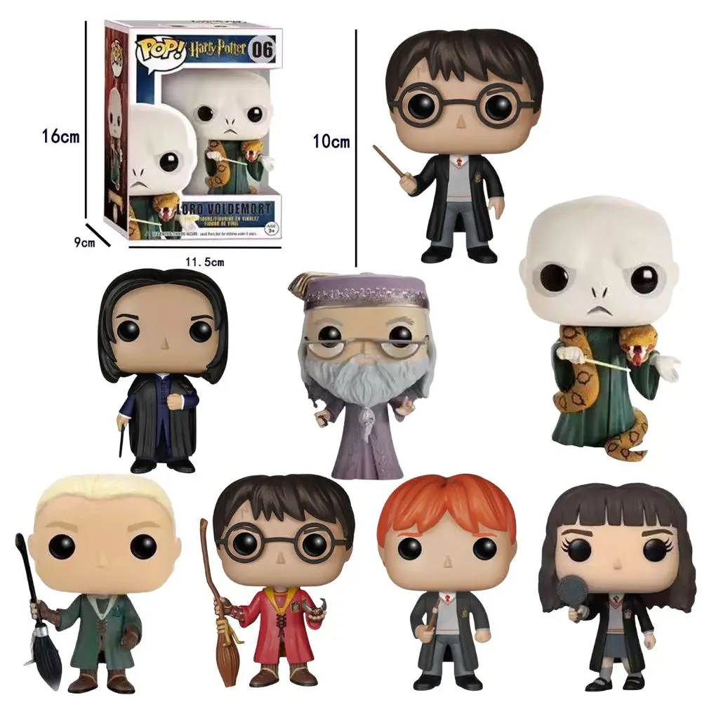 Pop Ron Hermione Snape Dobby Luna Lord Voldemort Soul Eating New Vinyl Action Figure Collection Model Toys Gifts