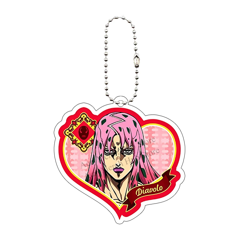 Doppio Giorno Risotto JOJO Anime Cartoon Acryl Trendiger Anhänger Rucksack-Dekoration Schmuck Doujin Schlüsselanhänger Geschenk – Detail 11
