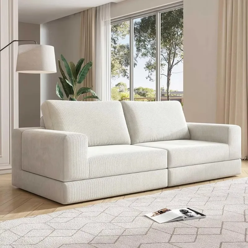 Living Room, Bedroom, Sofa Bed, Fabric Module Combination, Lazy One, Dual-use, Modern Soft Compression Sofa