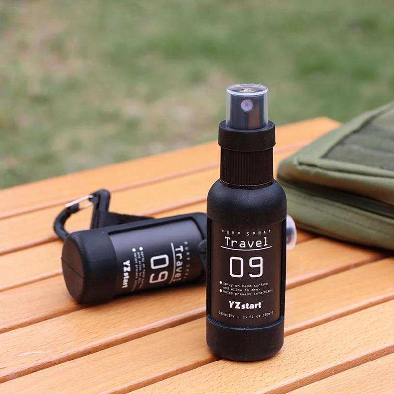 1PC Outdoor Camping Trip Spray Bottle Alcohol Dispenser Bottle Tactical Portable Spray Bottle 50ml Hiking Accessories