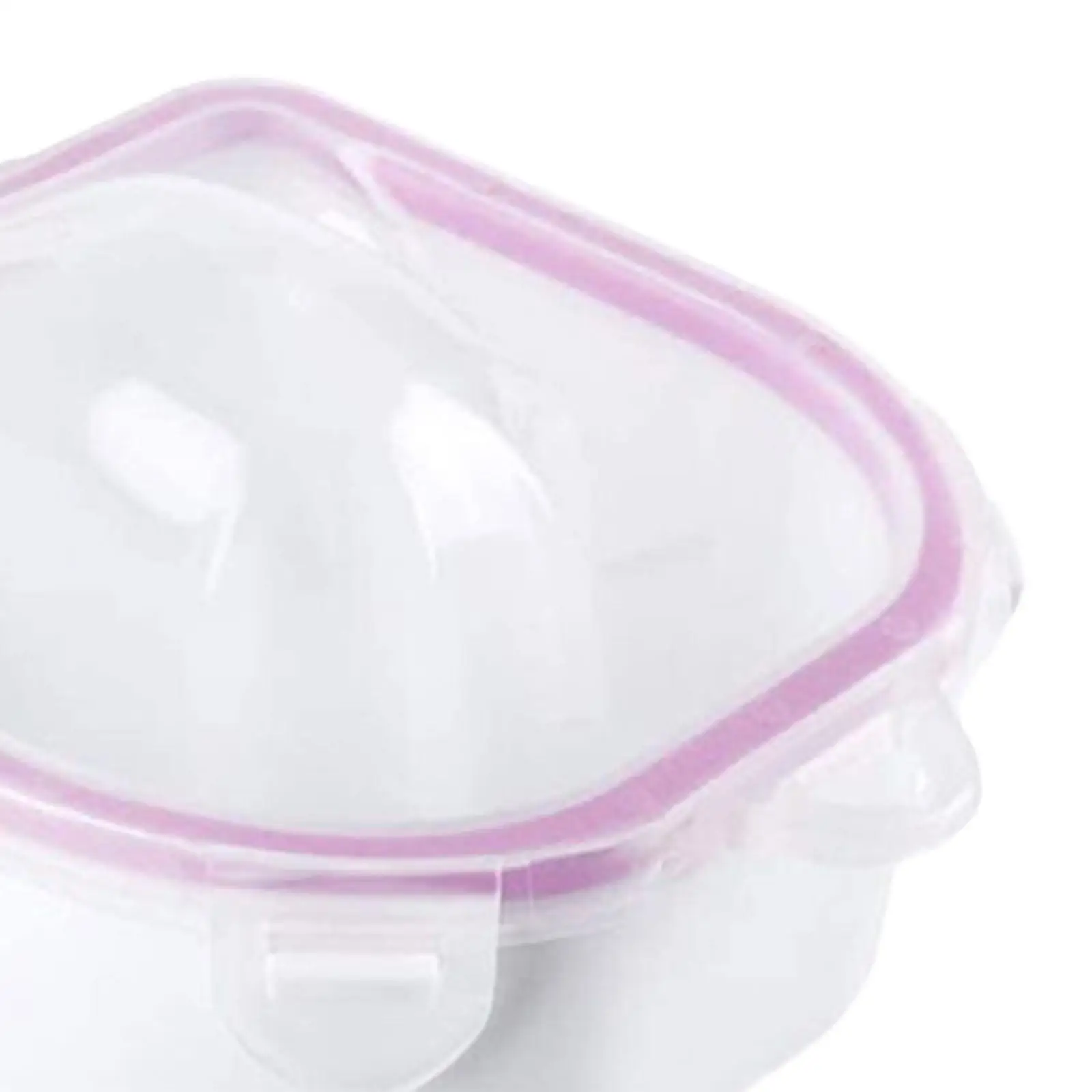 قطعتان من أوعية نقع الأظافر، وعاء نقع الأظافر، وعاء مانيكير، أدوات إزالة مسحوق الغمس للأيدي