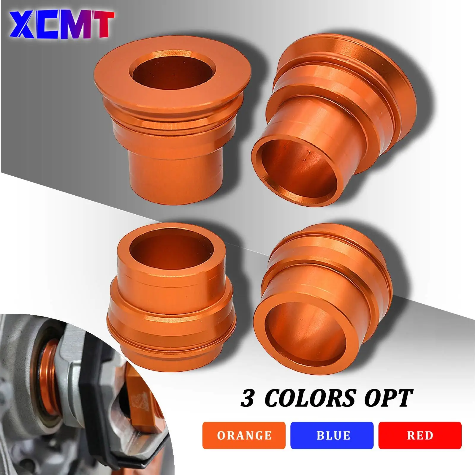 

Motocross 20MM/22MM Front Rear Wheel Spacers Hub Collars For KTM EXC EXC-F XC-W XCF-W 2017-2023 For Husqvarna FE TE TX 250-501