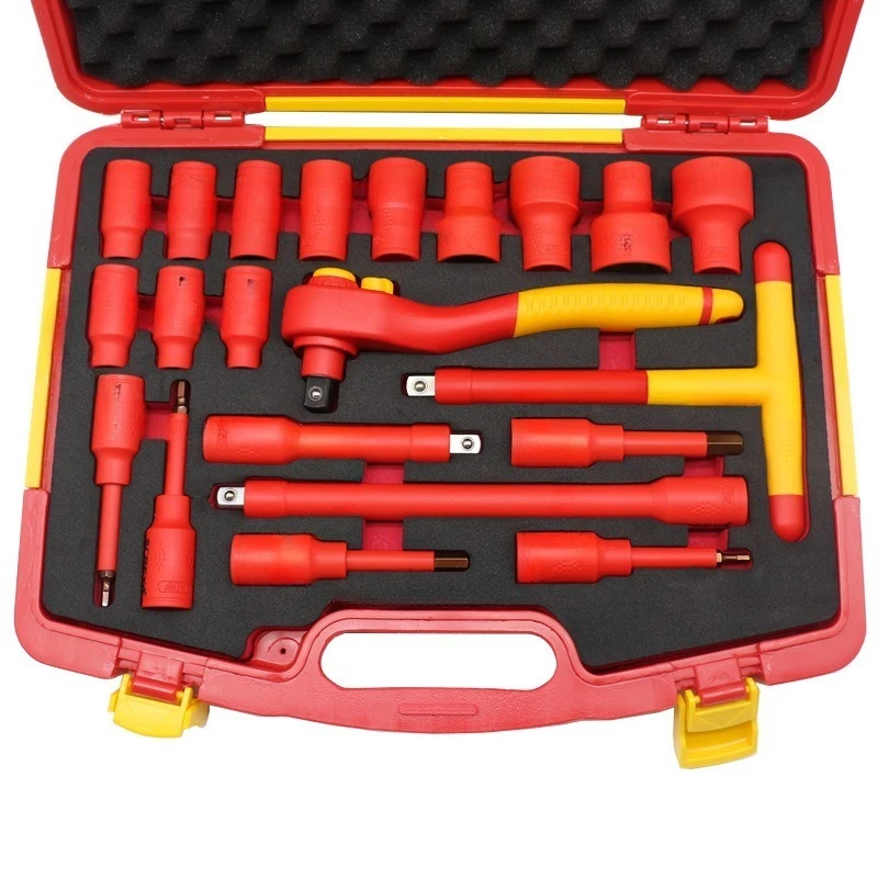 New energy insulation tool set, insulation sleeve wrench inner hexagonal Dafei casing auto repair tool