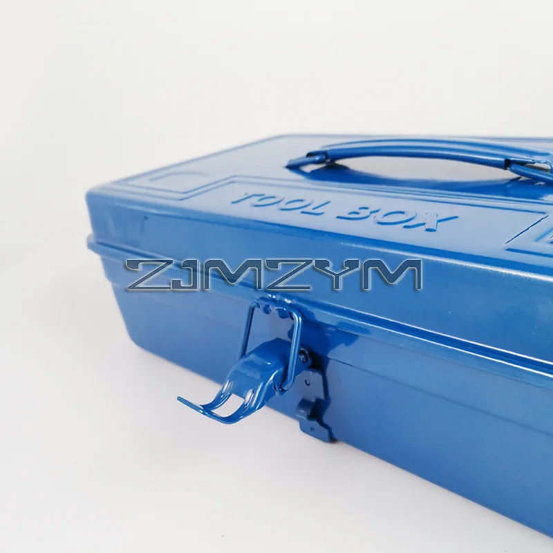 Metal Toolbox Multi-functional Household Portable Electrician Hardware Storage Box Iron Tools Container