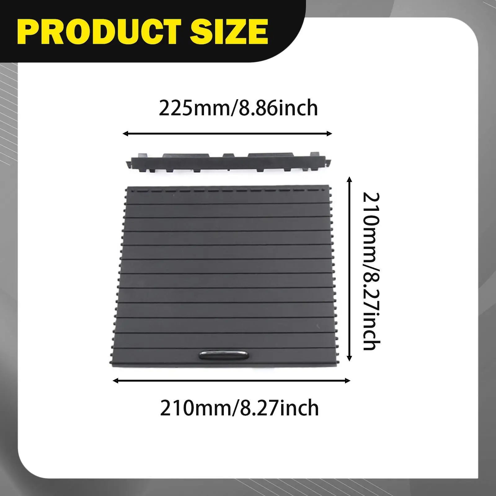 

Auto Center Console Roller Blind Cover Sliding Cup Holder Replacement for Mercedes Benz GL X166 GLE W292 Interior Kit