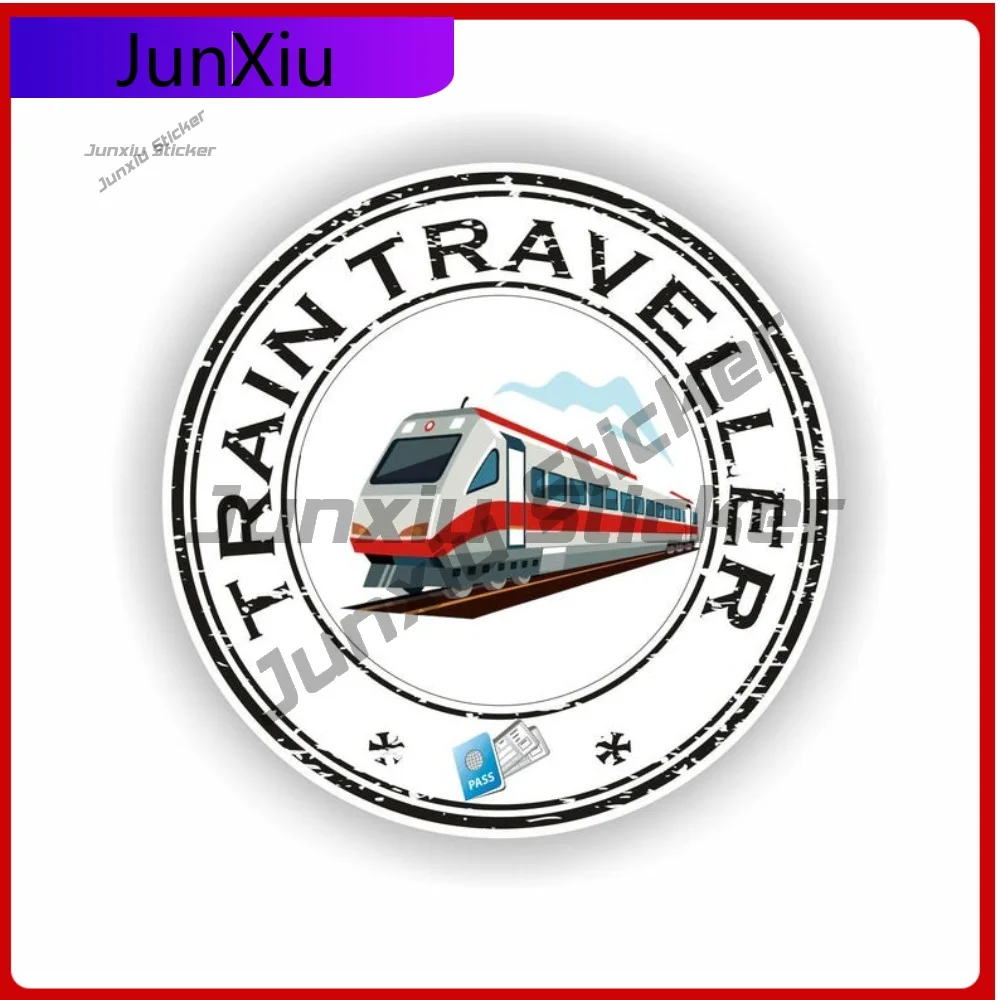 

Train Traveller Vinyl Graphic Stickers Custom Vehicle Decals Camping Car Decoration Stickers Suv Side Bicycle Custom Made Decals