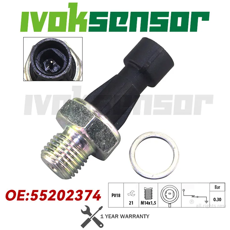 Oil Pressure Switch Sensor For FIAT Ducato Punto OPEL Corsa Astra Tigra Insignia VAUXHALL Corsa ALFA ROMEO 55202374 68070741AA