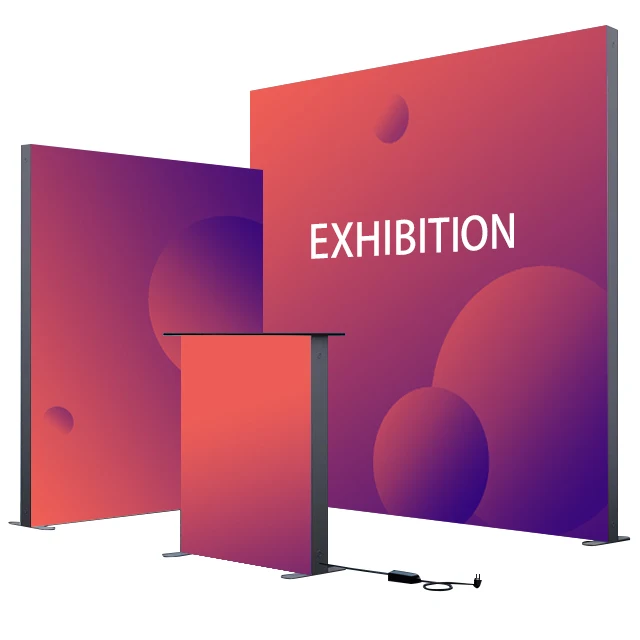 Hot Sale Custom Graphic LED Panel Display Advertising Lightbox Stand for Expo Event & Booth Advertising