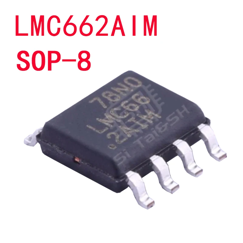 5PCS LMC662AIM AIMX CMX ST662ACD-TR ACD ABD-TR 662A AC AB LPC SOP-8  LMC662 ST662