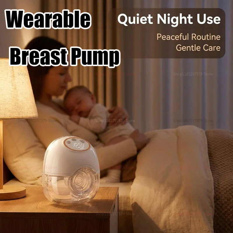 

Wearable Hands Free Electric Breast Pump Wireless Silent Portable Milk Extractor 3 Modes 9 Levels USB Recharge Breastfeeding Pum