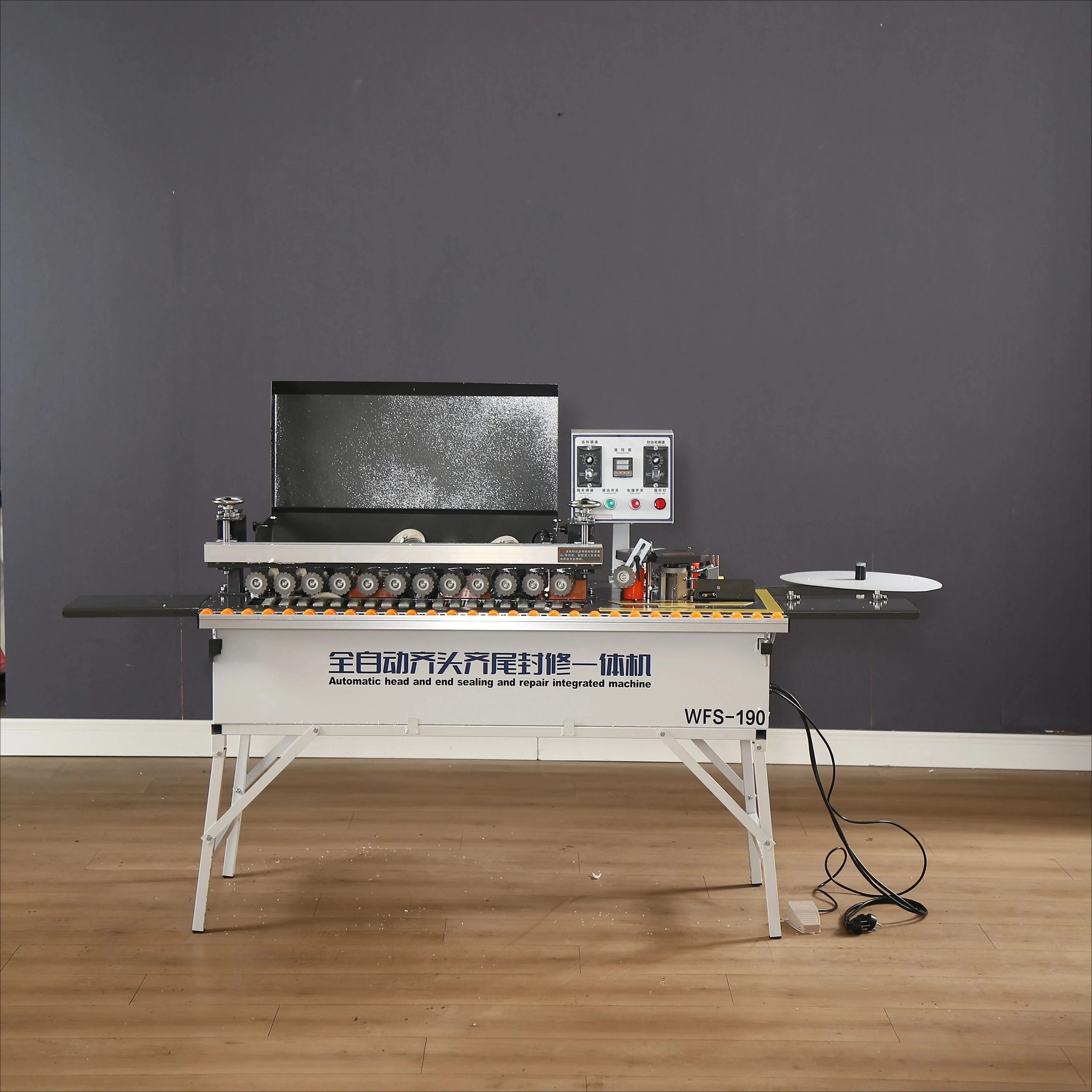 WFS-190 آلة ربط الحواف الأوتوماتيكية بالكامل آلات النجارة Mdf Hdf أثاث الخشب الرقائقي صعودا وهبوطا التشذيب تلميع #3