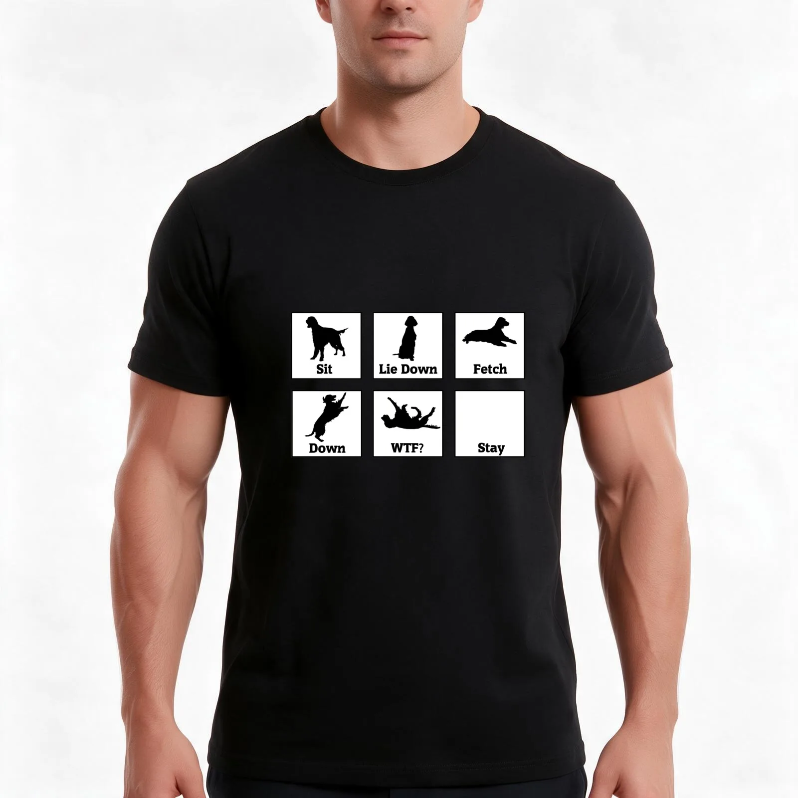Funny Setter Dog Training - Irish, English, Gordon T-Shirt, Summer Casual Cotton Tee, Oversized Streetwear Tops, 100% Cotton