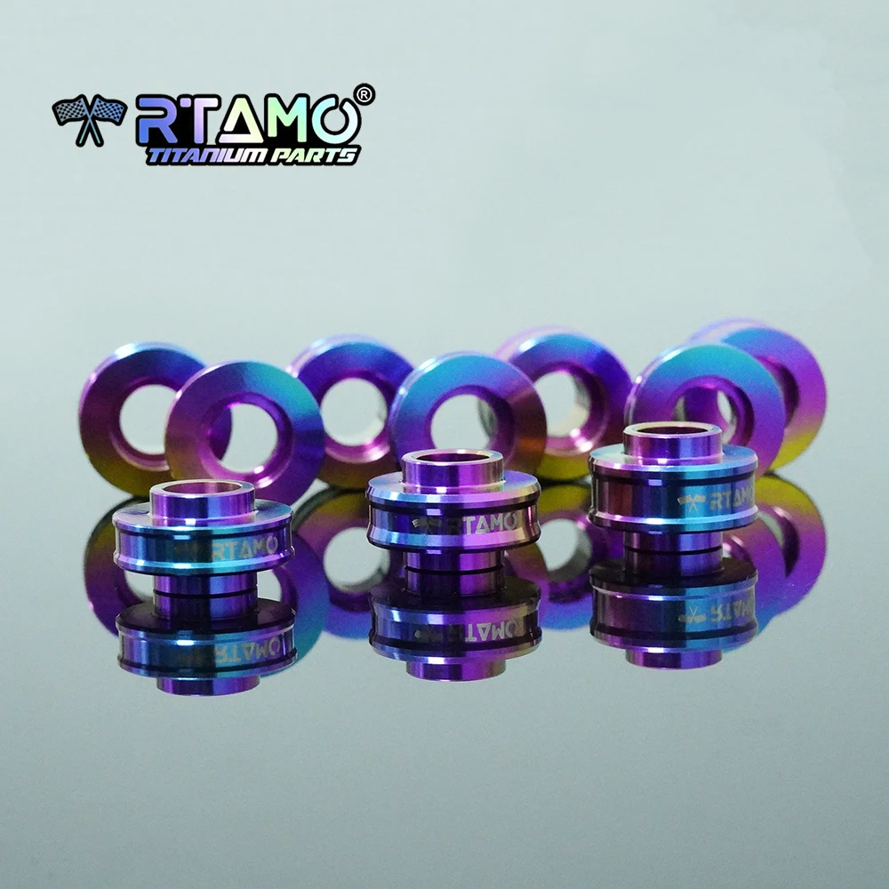 RTAMO Titanium Washer for Brembo M50 M50S GP4-RS GP4-RX M4 M4.34 M4.32 Brake Caliper Gasket Shim 108 lock-points