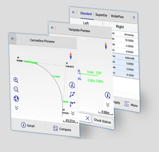 Powerful RTK Field UpdatableSoftware Hi-survey Android OS Data Collecting APP Program For RTK GNSS Surveying Job