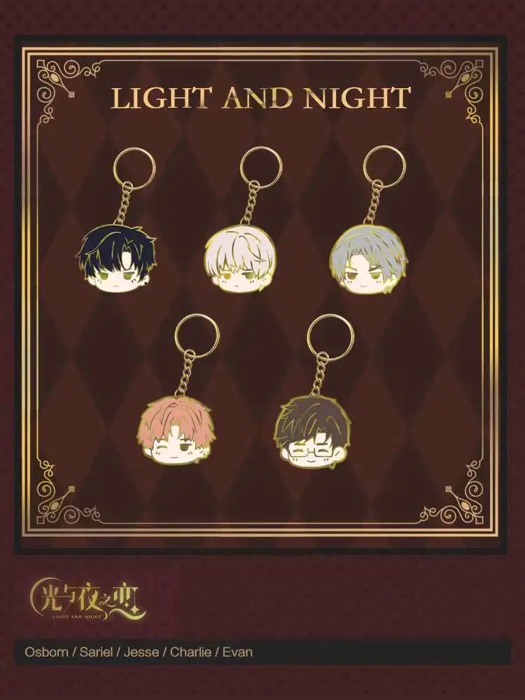 

New Light And Night Osborn Evan Sariel Charlie Jesse Badge Brooch Schoolbag Pendant Key Chain Accessories Qi Sili Xiao Yi