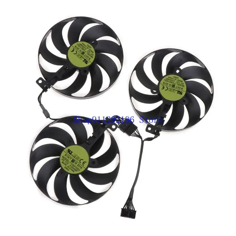 

P82A 88MM CF9010U12D DC12V 0.45A 7Pin Graphics Card Fan Radiator for GeForce 3060 Ti 3070 3080 3090 TUF OC GAMING