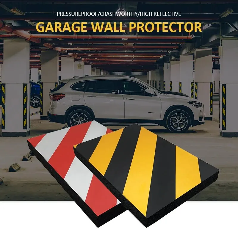 VOOFENG Garage Wall Protector Garage Parking Flat Aid Effective Crash Protection Warning Strip Increase Daytime Visibility