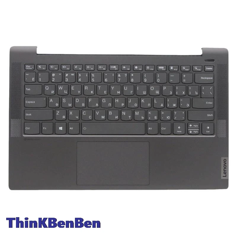 

RU Russian Black Keyboard Upper Case Palmrest Shell Cover For Lenovo Ideapad 5 14 14IIL05 14ARE05 14ALC05 14ITL05 5CB1A13854