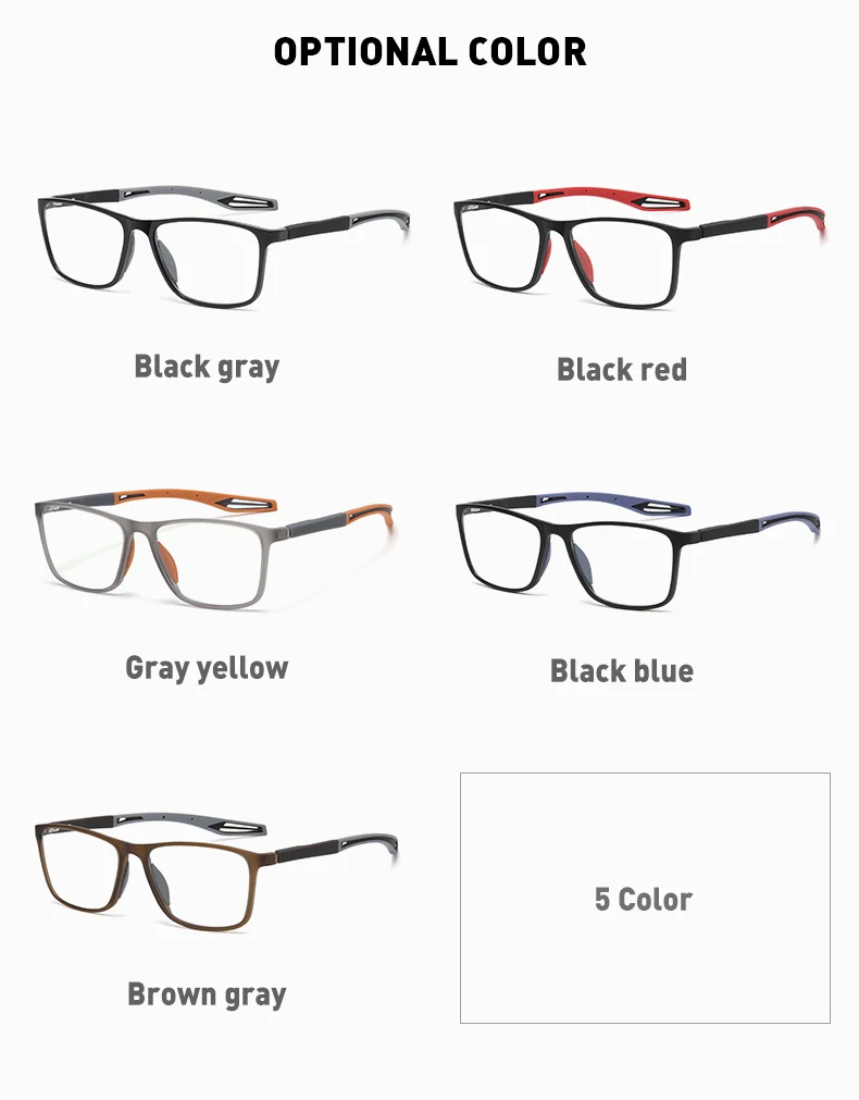 DML Neue Lesebrille Stil Hohe Qualität TR90 Ultra Licht Material männer frauen Licht Presbyopie Brillen – Detail 8