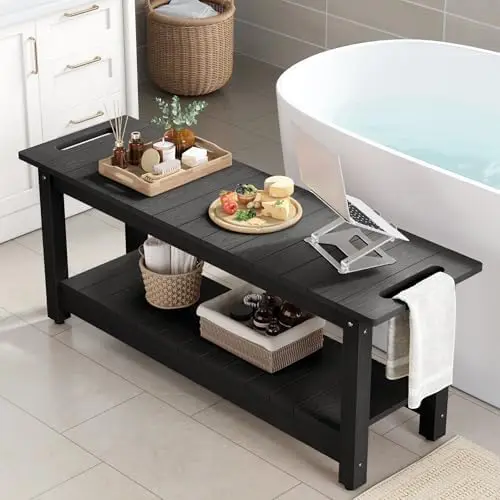 41-Inch Shower Bench with 400 lb Capacity