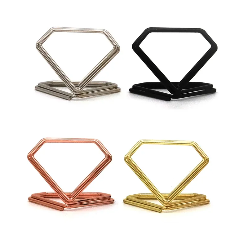 10pcs Metal Place Card Holders Photo Clip Stands Wedding Table Number Name Sign Stand for Wedding Party for Home Decoration