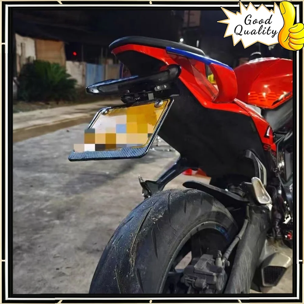

Good Quality For CFMOTO 675SR-R 675NK modified license plate frame short tail bracket non-destructive installation accessories