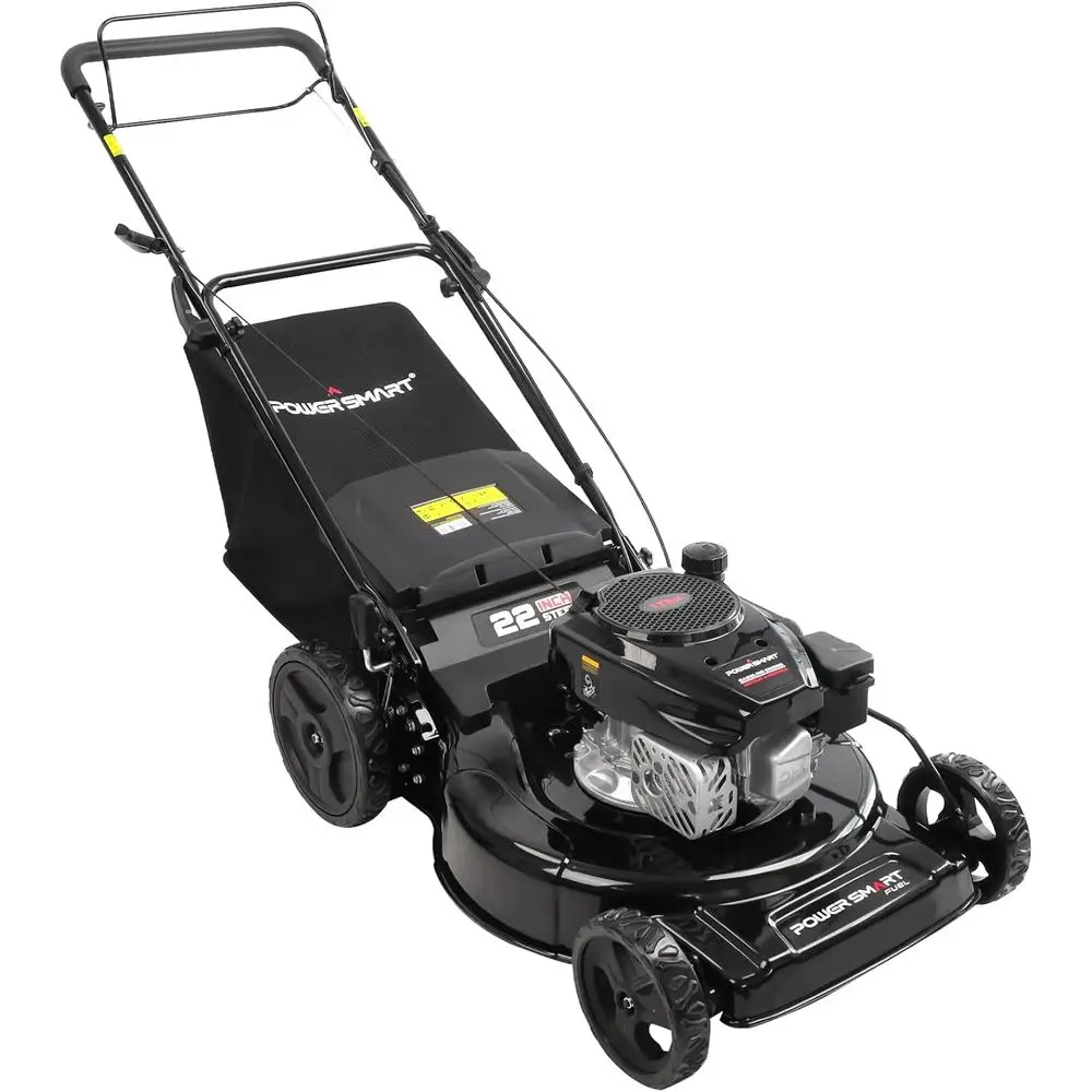 22-Inch 170cc l Propelled Gas Lawn Mower | 4-Cycle Engine, l-Propelled Rear-Wheel-Drive, 3-in-1 Mulch/ag/Side-Dischar, 6 Height