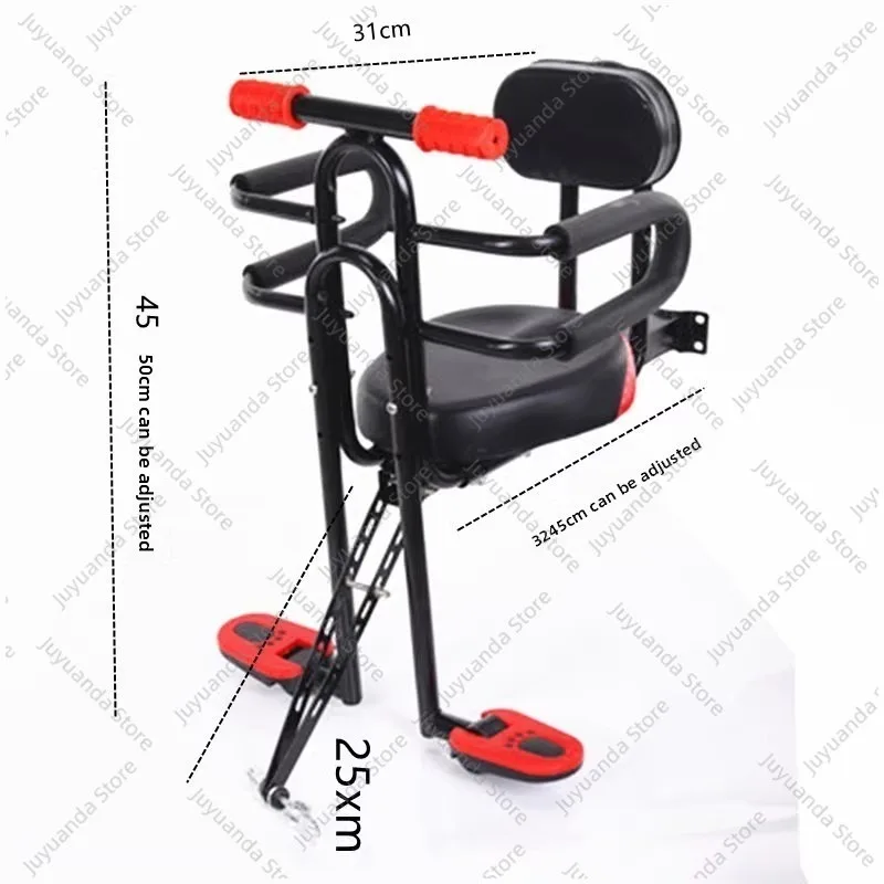 Bicycle Mountain Bike Child Seat Front Universal Folding Car Curved Beam Car Baby Child Baby Safety Seat