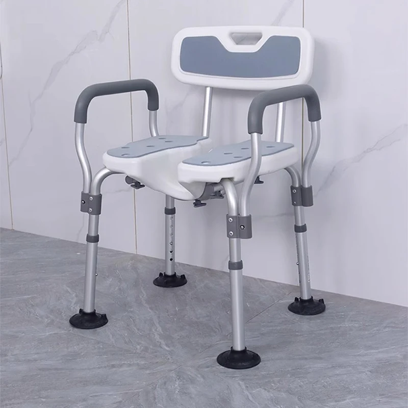 Anti Slip Bath Chair Senior Chairs Elderly Chair Senior Chairs Home Use Shower Chair Duschstuhl Mit Ruckenlehne Furniture