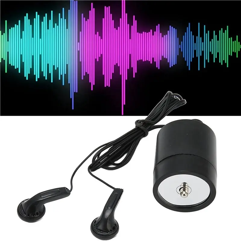 【MUST-HAVE】2X Sound Amplifier, Water Leakage Detection Small Sound Collection Detector, Water Leak Detector