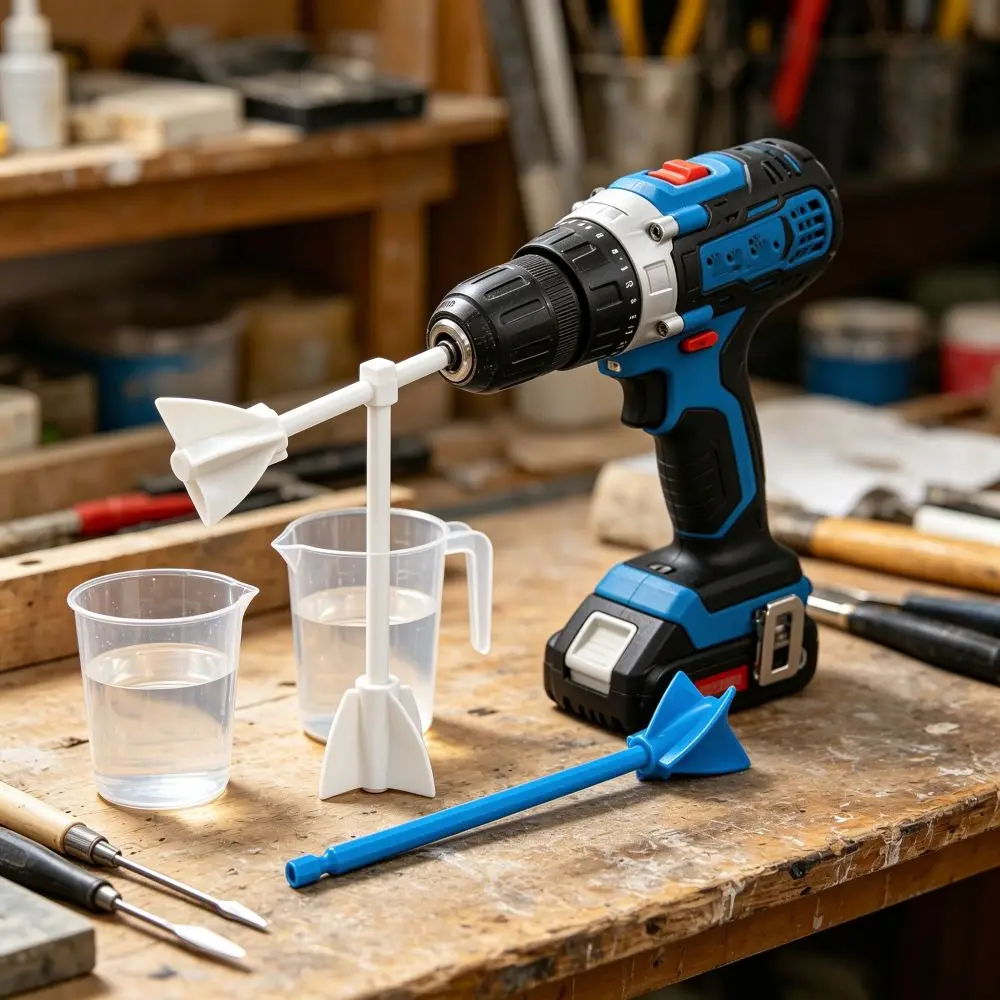 Resin Mixer Paddle For Drill Epoxy Paint Stirring Accessory Tool For DIY Craft Art Project Liquid Blending Supply